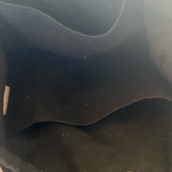 Becky Bag Black and Floral Crossbody Bag with Fringe Boho Western Embroidered - Picture 9 of 10